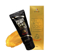 Маска-плёнка с пептидами, коллагеном и золотом Eyenlip 24K Gold Collagen Peel off Pack