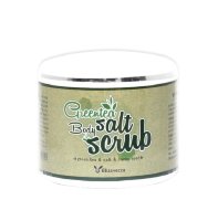 ELIZAVECCA Скраб для тела с морской солью и зелёным чаем Greentea Salt Body Scrub 600 мл 