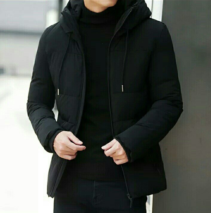 Мужские черные зимние куртки
