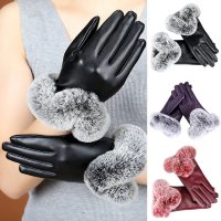 Элегантные перчатки, искусственная кожа