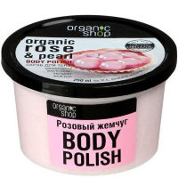 Скраб для тела Organic Shop Розовый Жемчуг